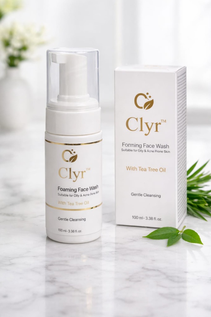 CLYR Foaming Face Wash Bottle
